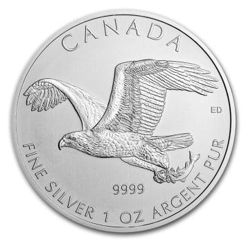 Canada Birds of Prey Eagle 2014-2 1 ounce silver